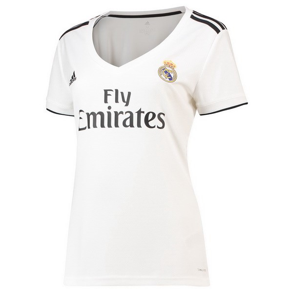 Maillot Football Real Madrid Domicile Femme 2018-19 Blanc